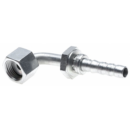 Gates Female Flat-Face O-Ring Swivel, 90 degrees Bent Tube 734732445